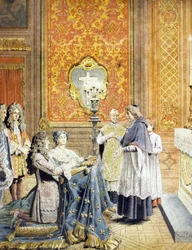 Secret Wedding between King Louis XIV and Francoise d